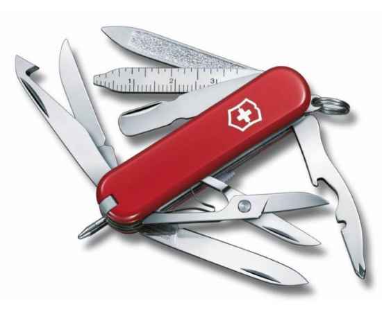 Нож-брелок MiniChamp 58, красный, Цвет: красный