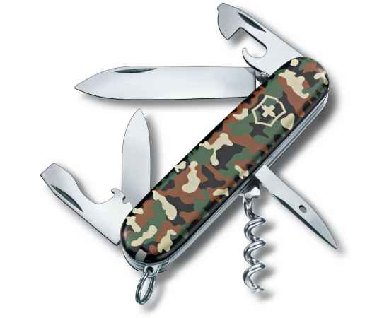 Офицерский нож Spartan 91, зеленый камуфляж, Цвет: зеленый