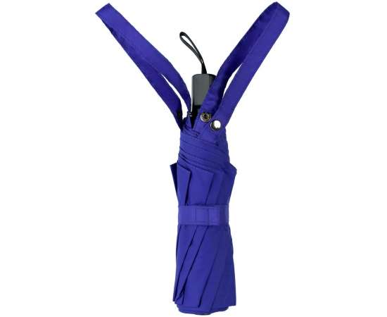 Зонт-сумка складной Stash, синий, Цвет: синий, Размер: длина 57 см, изображение 4