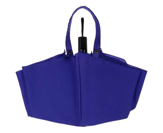 Зонт-сумка складной Stash, синий, Цвет: синий, Размер: длина 57 см, изображение 5