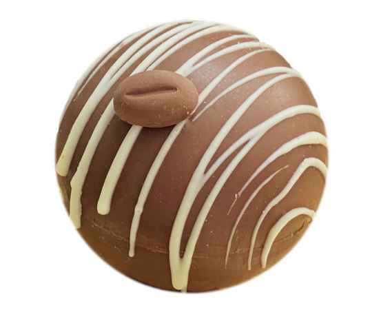 Шоколадная бомбочка «Моккачино», Цвет: шоколадный