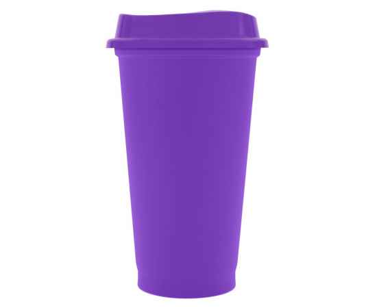 Стакан с крышкой Color Cap, фиолетовый, Цвет: фиолетовый, Объем: 400