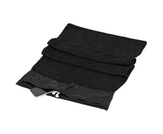 Полотенце для фитнеса Dry On, черное, Цвет: черный