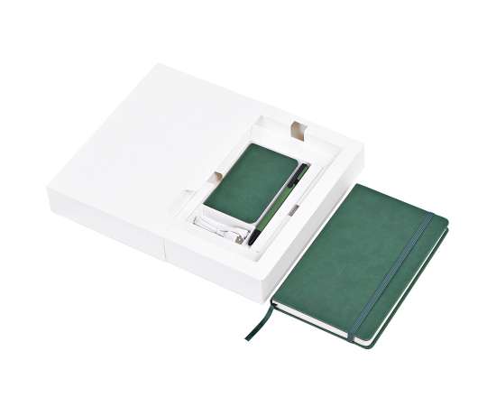 Набор Power Box: Универсальный аккумулятор (5000mAh), блокнот и ручка в подарочной коробке, шт, Цвет: разные цвета, изображение 4