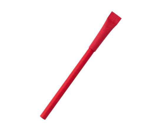 Ручка картонная Greta с колпачком, красная, Цвет: красный