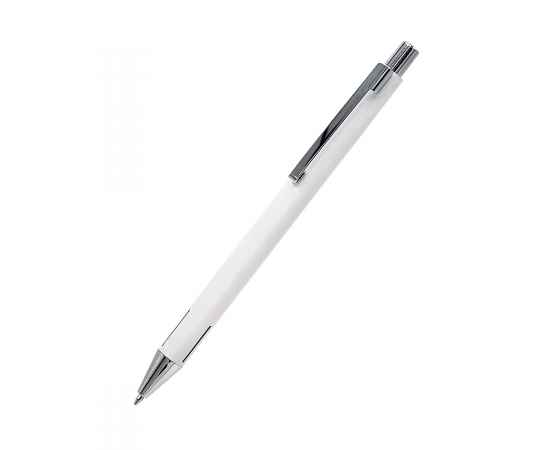 Ручка металлическая Elegant Soft софт-тач, белая, Цвет: белый
