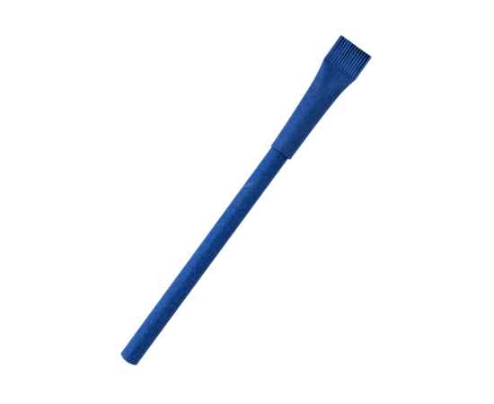 Ручка картонная Greta с колпачком, синяя, Цвет: синий