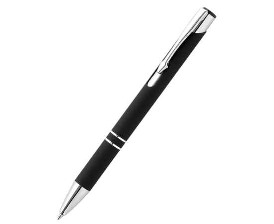 Ручка металлическая Molly софт-тач, черная, Цвет: черный