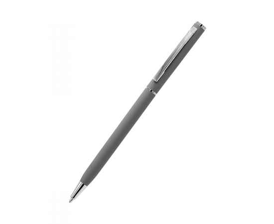 Ручка металлическая Tinny Soft софт-тач, серая, Цвет: серый