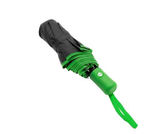 Противоштормовой автоматический зонт Line, зеленый, Цвет: зеленый