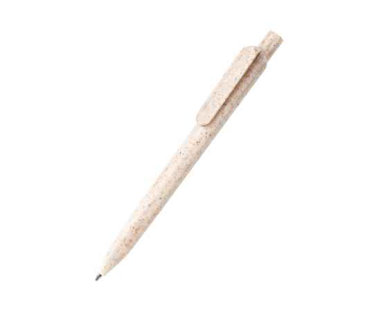 Ручка из биоразлагаемой пшеничной соломы Melanie, белая, Цвет: белый