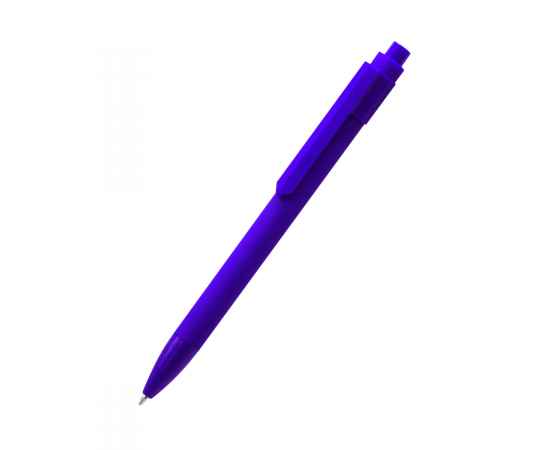 Ручка пластиковая Pit Soft софт-тач, синяя, Цвет: синий