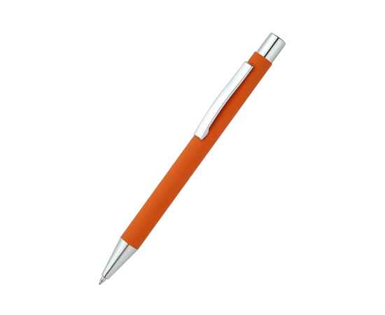 Ручка металлическая Rebecca софт-тач, оранжевая, Цвет: оранжевый