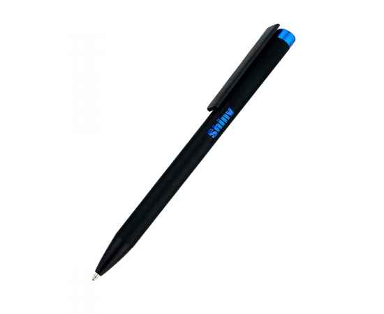Ручка металлическая Slice Soft софт-тач, синяя, Цвет: синий