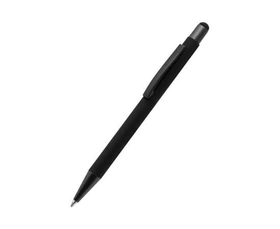 Ручка металлическая Story софт-тач, черный, Цвет: черный