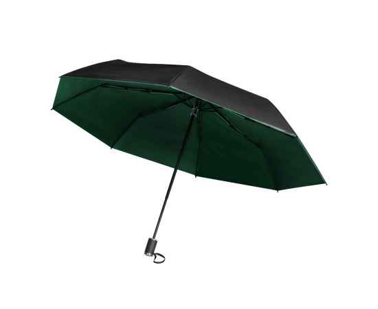 Зонт  Glamour, черно-зеленый, Цвет: зеленый