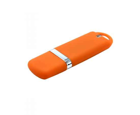 Флешка “Shape” с покрытием Софт Тач 16 GB, оранжевая, Цвет: оранжевый