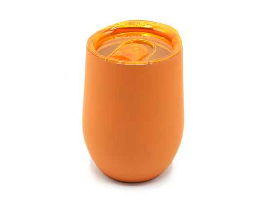 Термокружка с двойной стенкой SOFTO софт-тач, оранжевый, Цвет: оранжевый, Объем: 350 мл