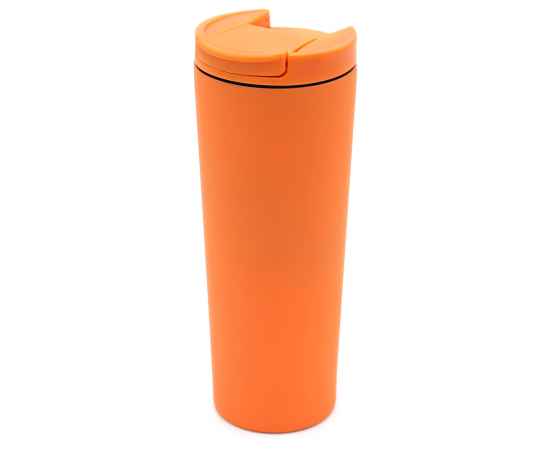 Термокружка Carroll софт-тач, оранжевого цвета, Цвет: оранжевый, Объем: 480 мл