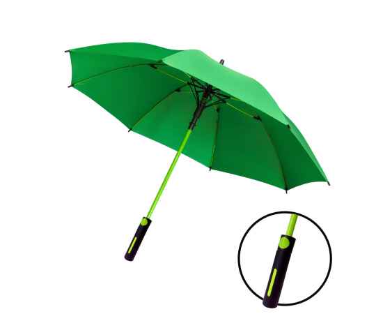 Зонт-трость Golf, зеленый, Цвет: зеленый