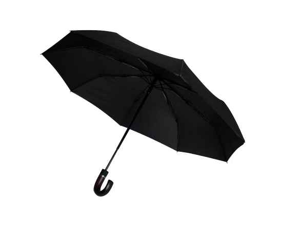 Автоматический противоштормовой зонт Конгресс, черный, Цвет: черный