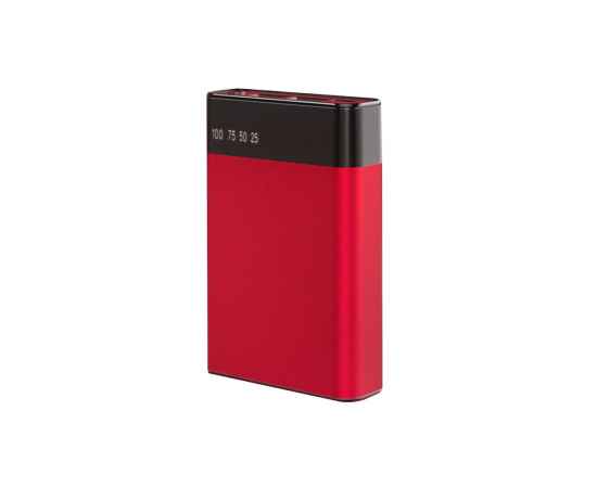 Внешний аккумулятор Apria, 10000 mAh, красный, Цвет: красный