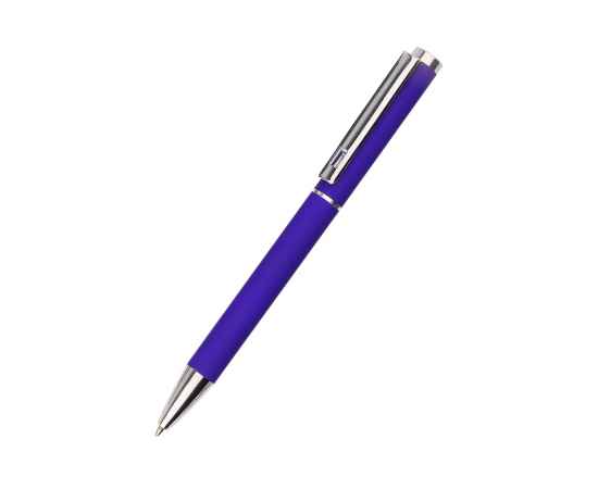 Ручка металлическая Titan софт-тач, синяя-S, Цвет: синий