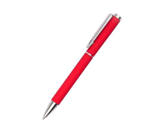 Ручка металлическая Titan софт-тач, красная-S, Цвет: красный