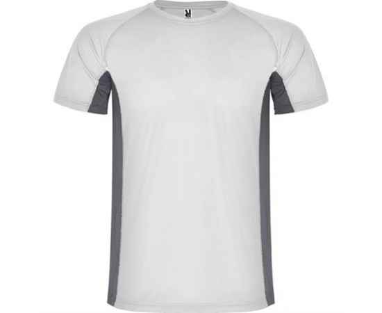 Спортивная футболка SHANGHAI мужская, БЕЛЫЙ/ТЕМНЫЙ ГРАФИТ S, Цвет: Белый/Темный графит