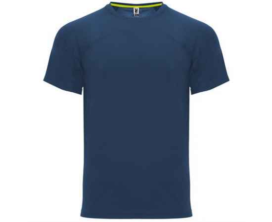 Спортивная футболка MONACO унисекс, МОРСКОЙ СИНИЙ S, Цвет: морской синий