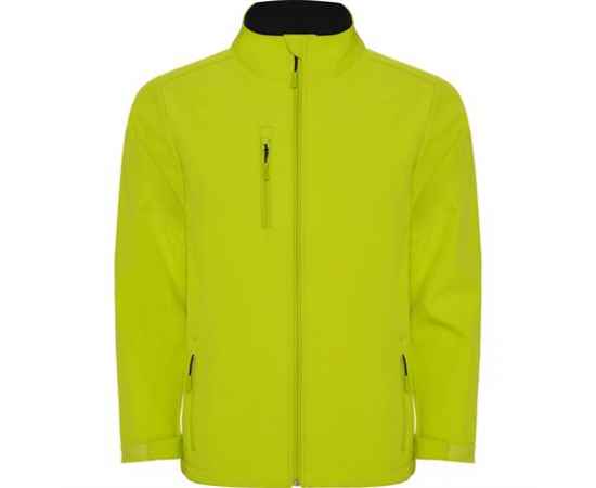 Куртка («ветровка») NEBRASKA мужская, ЛАЙМ ЯРКИЙ S, Цвет: Лайм яркий/Черный