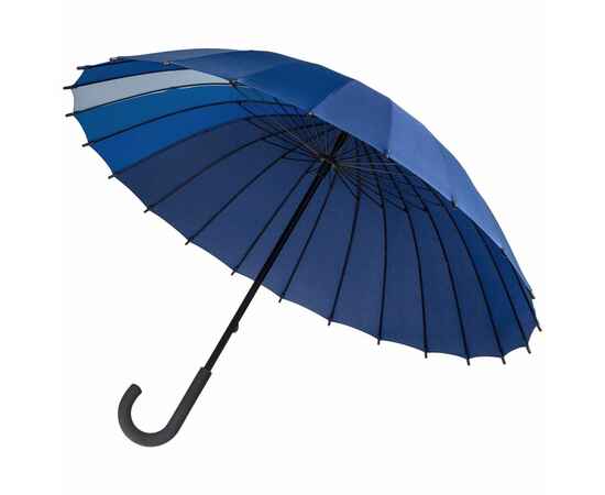 Зонт-трость «Спектр», синий, Цвет: синий, Размер: Длина 80 см, изображение 2