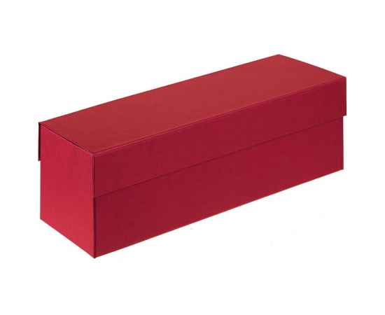 Коробка под бутылку Color Jacket, красная, Цвет: красный, Размер: 33,3х10,5х10,2 см, внутренние размеры: 32,7х9,7х9,8 см