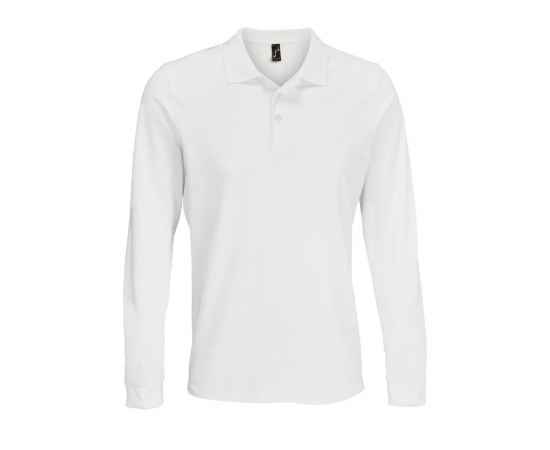 Рубашка поло с длинным рукавом Prime LSL, белая, размер XS, Цвет: белый, Размер: XS