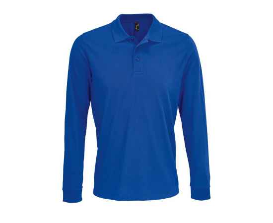 Рубашка поло с длинным рукавом Prime LSL, ярко-синяя (royal), размер XS, Цвет: синий, Размер: XS