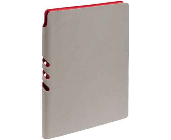 Ежедневник Flexpen, недатированный, серебристо-красный, Цвет: красный, серебристый, Размер: 15,7х20,8 см