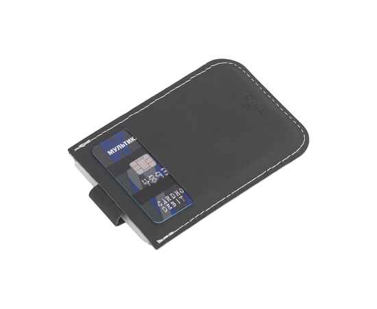 Чехол 'Fix card' для банковских карт и визиток с RFID - защитой, черный, Цвет: черный, изображение 2