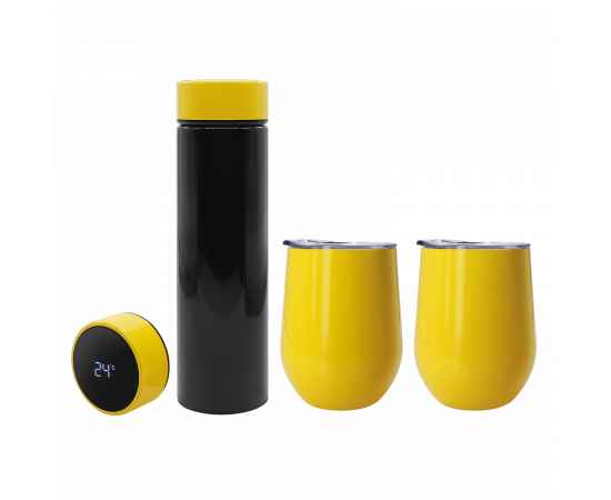 Набор Hot Box Duo C2W W (черный с желтым), Цвет: черный с желтым