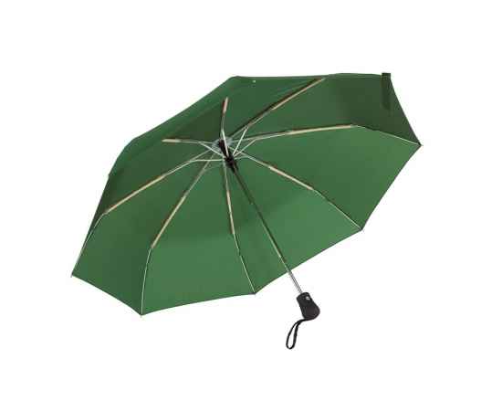 Автоматический ветроустойчивый складной зонт BORA, Тёмно-зелёный