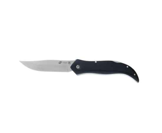 Нож складной Stinger, 101 мм (серебристый), материал рукояти: древесина черного дерева (черный)