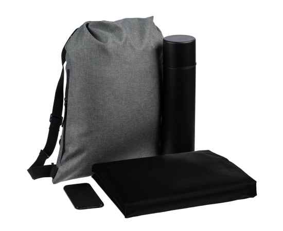 Набор Campani, черный, Цвет: черный, Размер: рюкзак: 34,5х48 см