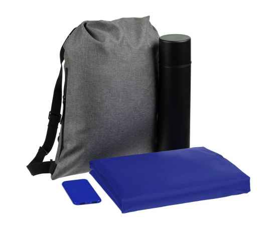 Набор Campani, ярко-синий, Цвет: синий, Размер: рюкзак: 34,5х48 см