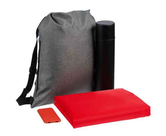 Набор Campani, красный, Цвет: красный, Размер: рюкзак: 34,5х48 см