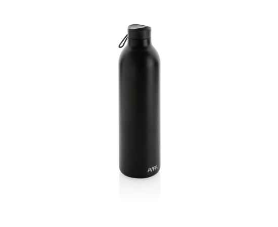 Термобутылка Avira Avior из переработанной нержавеющей стали RCS, 1 л, Черный, Цвет: черный,, Размер: , высота 28,8 см., диаметр 8,3 см.