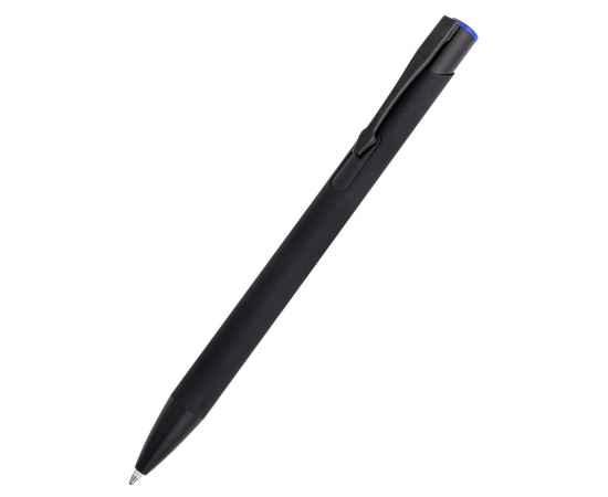 Ручка металлическая Саншайн софт-тач (цветная гравировка), синий, Цвет: синий