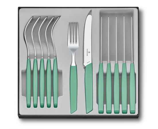 Набор из 12 столовых принадлежностей VICTORINOX Swiss Modern: 6 столовых ножей, 6 вилок