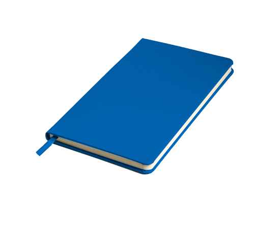 Ежедневник недатированный SIMPLY FIRM, А5,  голубой, кремовый блок, в линейку, Цвет: голубой