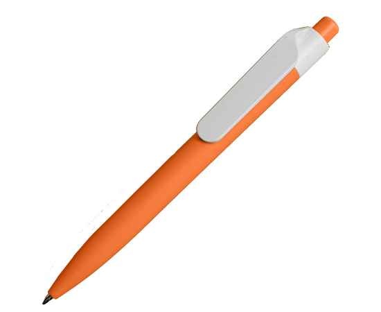 Ручка шариковая N16 soft touch, оранжевый, пластик, цвет чернил синий, Цвет: оранжевый