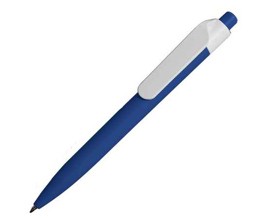Ручка шариковая N16 soft touch, синий, пластик, цвет чернил синий, Цвет: синий