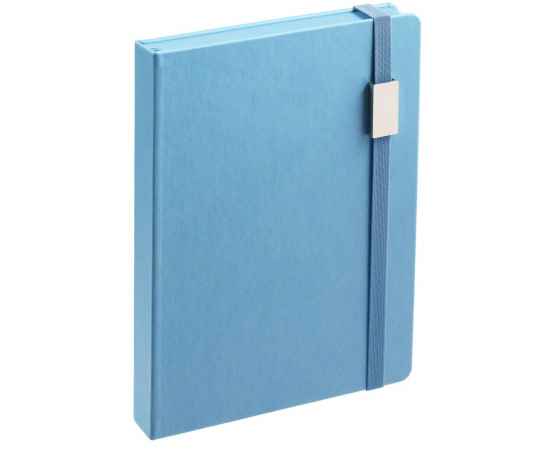 Ежедневник New Factor Metal, голубой, Цвет: голубой, Размер: 15х20,8х2 см